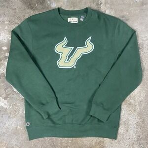 Fall Rush South Florida University Sweatshirt Size Medium Green‎ NCAA Pullover